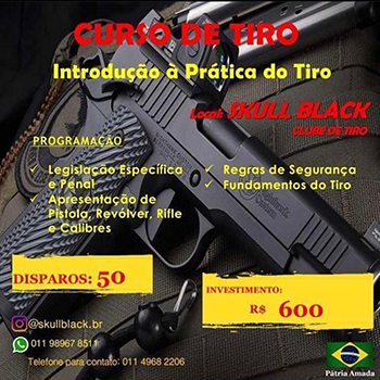 Curso básico de tiro de defesa na Vila Barros - Guarulhos